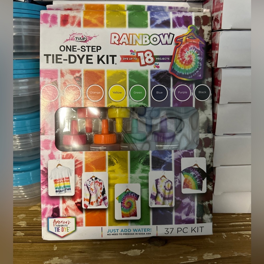 ⚡️Tulip One-Step 37pc Tie-Dye Kit w/ Retro Colors Dye Projects Just Add Water